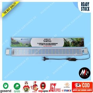 Kandila Lampu LED Aquarium 60cm RGB Original Terang Akuarium Aquascape Ikan Koi Louhan S600