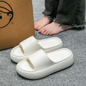 New High-Heeled Thick-Soled Slippers For Women Suitable For Summer Indoor And Outdoor Wear Non-Slip Stylish And Height-Increasing Sandals