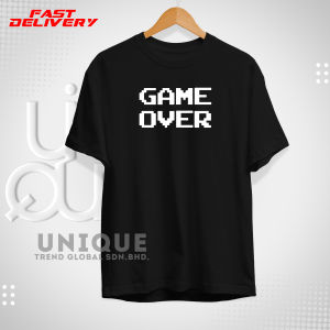 Unique Tee Premium Quality Adult T-shirt 100% Cotton 170 GSM Game Over