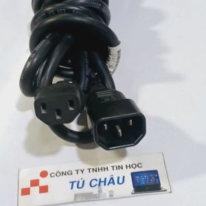 Cáp nguồn máy tính cáp nguồn UPS chuẩn C13 - C14: Cáp thường dài 1.5m / Cáp tháo máy LK dài 3m