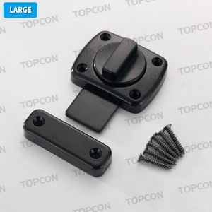 Zinc Alloy Security Lock For Door Thicken Bolt Slide Latch Universal Twist Lock Bathroom Doors