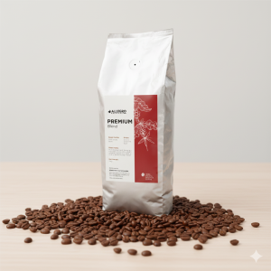 Allegro Premium Coffee Beans 1KG Whole Bean & Ground | 80/20 Arabica Robusta Blend | Cafe-Grade UCC Roast