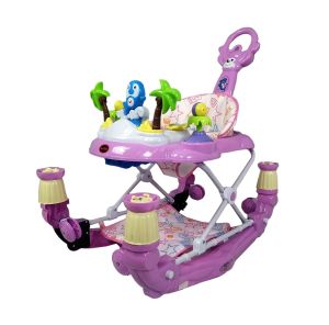 CANDY BABY WALKER UMUR 6 - 18 MONTH BULAN ANTI O LEG ADJUSTABLE FOLDABLE ROCKER MUSIC LIGHT TOY LEARNING FUN BEST QUALITY