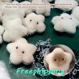 baoxue Capybara Plush Doll Star Squeak Toy Cartoon Star Keychain Pendant Soft Stuffed Doll Backpack Car Bag Key Ring Decor Kid Gift