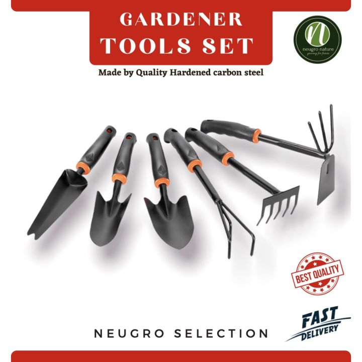 Neugro Mini Gardens Tools Set (Spade, Hoe, Harrow) For Home Gardening ...