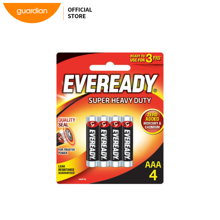 EVEREADY Super Heavy Duty AAA 4pcs