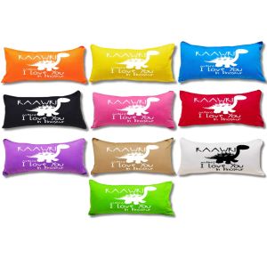 Bantal ( Insert Bantal + Sarung ) Imut Quotes Aneka Warna 30x60 cm Shafiyyah.Sarban