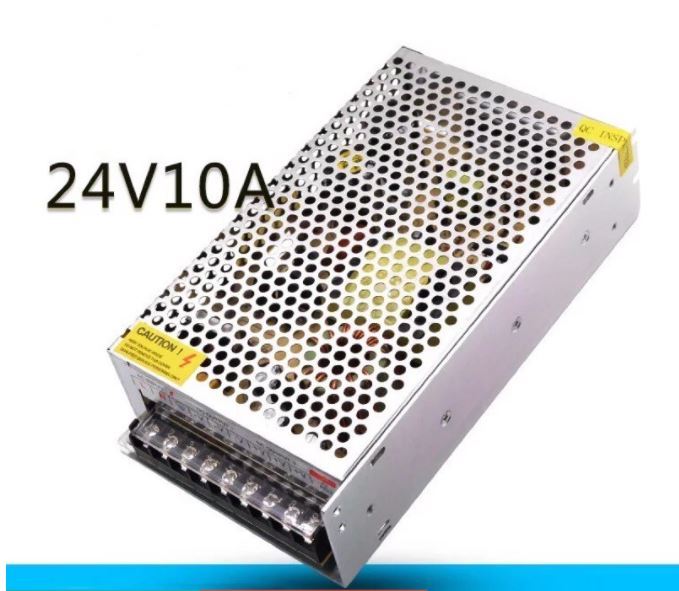 Switching Power Supply สวิตชิ่งเพาเวอร์ซัพพลาย 24V 10A 240W(Silver ...