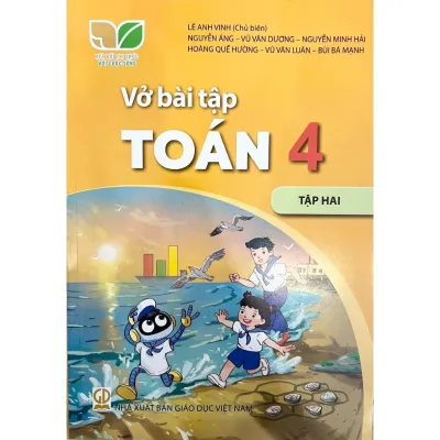 Sách - Vở bài tập Toán 4 - tập hai ( Kết nối tri thức với cuộc sống ) - Bán kèm bao sách và bút chì 2B