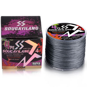 [COD]Sougayilang Fishing Line 100M PE Braided Fishing Line 4 Stands Fishing Line Benang Pancing Ikan Superline Strong PE Braided Fishing Line