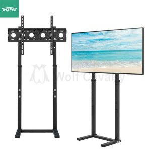Universal Tall Floor TV Stand with Bracket Mount Free Standing For 32”-65” inches LED/LCD TV Stand