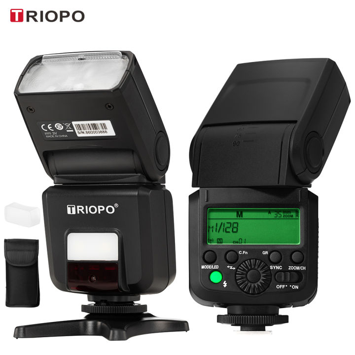 TRIOPO TR-350 TTL HSS High Speed Sync Camera Speedlite Flash SLR