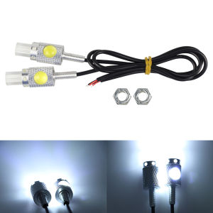 2PCS Eagle Eye LED Strobe Light DRL Daytime Running Lamp for Motorcycle Scooter Car Signal Indicator Lights