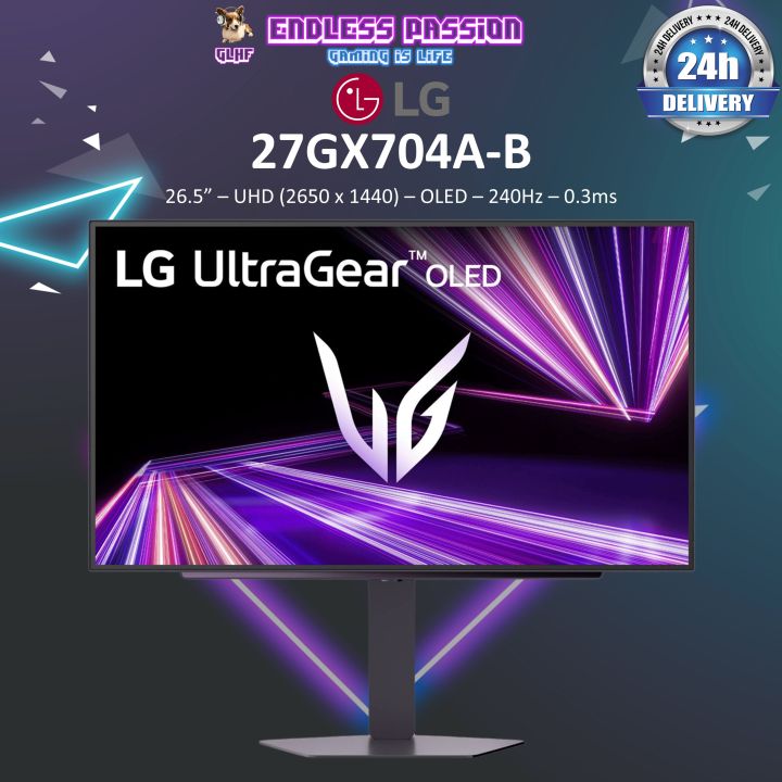 LG 27GX704A-B 27-inch Ultragear QHD (2650x1440) OLED Gaming Monitor ...