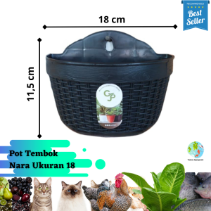 Pot Dinding Cantol Tempel Tip - Pot Tempel Vertical Garden