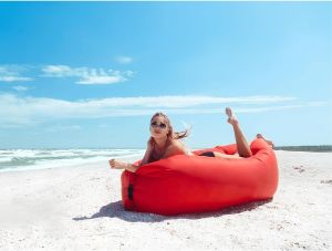 Inflatable Lounger Air Sofa Hammock Inflatable Couch for Camping Portable Waterproof Anti-Air Leaking Pouch Couch Air Chair for Outdoor Beach Hiking Picnics Music Festivals