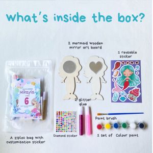 Kids Birthday Goodie Bag Mermaid Theme ocean sea animal Return Gifts Painting art kit return gift