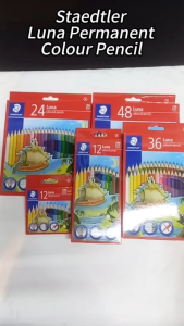 Staedtler Luna Permanent Colour Pencil / Pensil Warna / Warna Pensel 颜色笔 12S/12L/24/36/48 Color Pencil