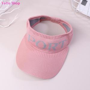 💕 YoYo Shop 💕 Summer Sun Hats Men Women Adjustable UV Protection Top Empty Hats Solid Tennis Golf Running Sunscreen Baseball Cap