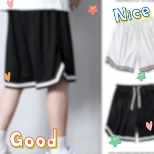 Seluar Sukan American Basketball Shorts Mens 𝗟𝗼𝗼𝘀𝗲 𝗕𝗿𝗲𝗮𝘁𝗵𝗮𝗯𝗹𝗲 Sports Shorts Wild Casual Trend Shorts Running Fitness Shorts