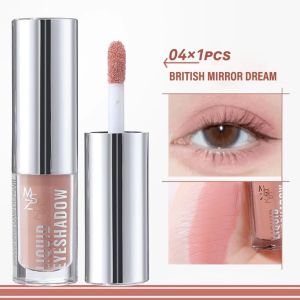 LUSIT Tông màu đất Phấn mắt dạng lỏng Độ bão hòa thấp Công thức chống thấm nước Phấn mắt lì Tự nhiên Lấp lánh mờ Phấn mắt đơn sắc Trang điểm hàng ngày