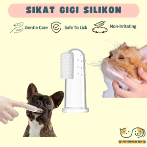 Sikat Gosok Gigi Hewan Kucing Anjing Pet Tooth Brush