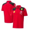 2023 Latest F1 Racing Suit + Ferrari Team POLO Shirt + Unisex Summer Short Sleeve T-Shirt. 