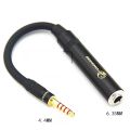 Uenjoyment HIFI 4.4MM Balanced Headphone Adapter Audio Cable 4.4 to 3.5mm 2.5mm 6.35mm XLR 4 Pin Male to Female Angle. 