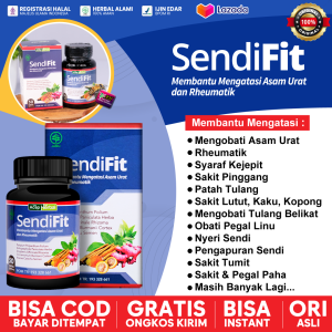 Obat Asam Urat dan Rematik Kolesterol Nyeri Sendi dan Lutut Pegal Linu Otot Kaku Rematik Nyeri Tulang Syaraf Kejepit Sakit Pinggang Gula Darah Sakit Bokong Untuk Pria dan Wanita SendiFit Kapsul