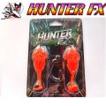 เหยื่อยาง HUNTER รุ่น FX  (1 แพ็ค มี2 ตัว พร้อมเบ็ด 1 ตัว ขนาด2/0) ใหม่ล่าสุด. 