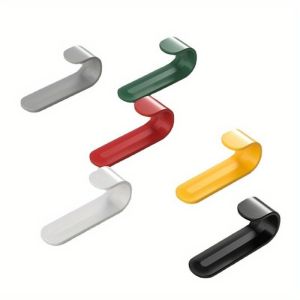 DiyHomeIpoh (6 PCS) J Shape Mini Wall Hook Multifunction Plastic Hanging Hook Household Strong Punch-Free Seamless Kitchen Hanger