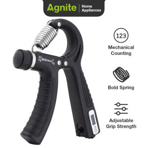 Agnite Handgrip / Fitness Olahraga Tangan 5 - 60 kg Dengan Counter ER022