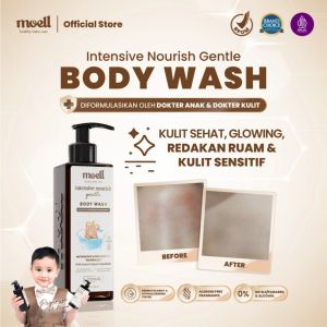 Moell Physical Sunscreen Anak dan Bayi SPF 50+ 30 ml Water Resistant Anti UV Shield Baby SunBlock