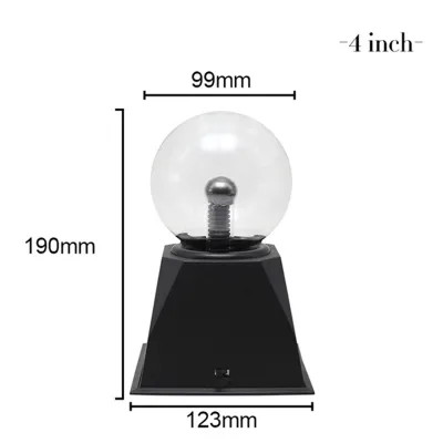 Novelty Magic Plasma Ball Light 220V LED Night Light 3/4/5/6/8 Inch Plasma Ball Touch Lamp Christmas Nightlight Kids Decor Gift