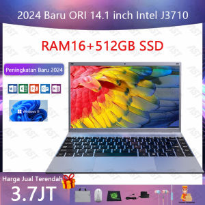 CNAST laptop baru 2025 murah intel J3710-12generasi 14inch RAM16G+256/512GB SSD Windows11+office