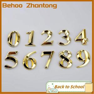 Behoo 1pc Height 5cm en Home Sticker Address Door Label Modern House Number