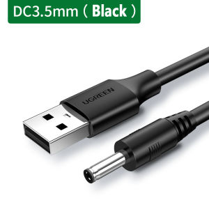 UGREEN USB to DC 3.5mm Power Cable LUNA mini Charging Cable USB A Male to 3.5 Jack Connector 5V Power Supply Charger Adapter for USB Fan Power Cable
