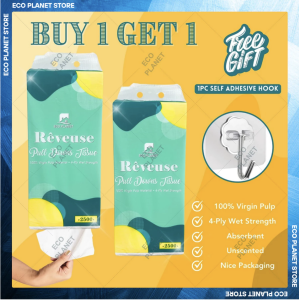BUY 1 GET 1 FREE EcoPlanet 4-Ply Multi-Pack Roll Paper Towel Eco-Friendly Toilet Paper for Home & Tree Care Tissue
