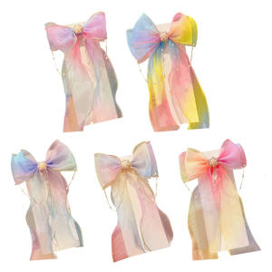 Stylish Fashionable Hair Barrettes Hair Clip Sweet Hairpin Barrette Bowknot Hair Clip Christmas for Women Girl