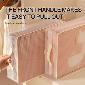 Organizer Bag Practicality Transparent and Visible Storage Bag Mildew and Dust Resistant Compartmentalized