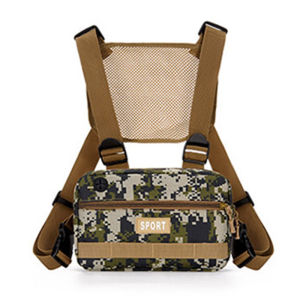 กระเป๋าคาดอกยุทธวิธีใช้ได้ทั้งชายและหญิงกระเป๋าหน้าอกอเนกประสงค์กีฬากลางแจ้งกันขโมยกระเป๋าคาดเอว XM236กระเป๋าแคมป์ปิ้งวิ่งขี่จักรยาน