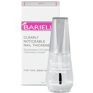 น้ำยาเพิ่มความหนาของเล็บ Barielle Clearly Noticeable ท็อปโค้ทเพิ่มความหนาของเล็บได้ทันทีถึง 50% เหมาะสำหรับเล็บที่เสียหาย แห้งเร็ว รักษาเล็บที่แตก แตกหรือลอก ส่งเสริมการเจริญเติบโตของเล็บ ขนาด 0.5 ออนซ์
