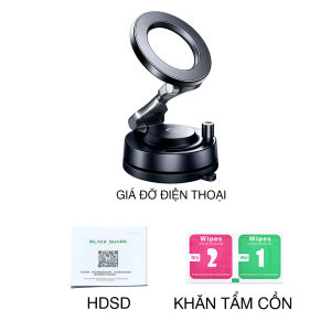 [Chính Hãng] [BH12T] Giá đỡ điện thoại Black Shark BRC02L nam châm hút chân không xoay 360° gắn ô tô dành cho iPhone