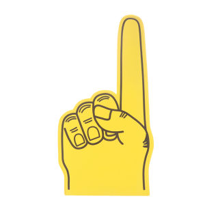 Eixiu โฟมนิ้วใหม่อุปกรณ์ประกอบฉากสำหรับปาร์ตี้เชียร์ลีดเดอร์กีฬาอุปกรณ์ประกอบฉาก1เสียงอุปกรณ์ประกอบฉากมือยักษ์กีฬาโปรดปรานอุปกรณ์ประกอบฉากปาร์ตี้