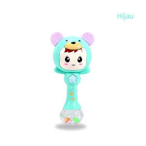 Mainan Bayi Tongkat Rattle Multifungsi + Teether + Musik + Lampu Kelap Kelip