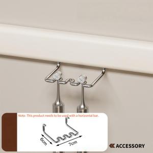 [OKLIFE®]Punch-Free Bathroom Wall Hanging Organizer Wire Storage Basket with Hooks for Shower Accessories Cosmetics