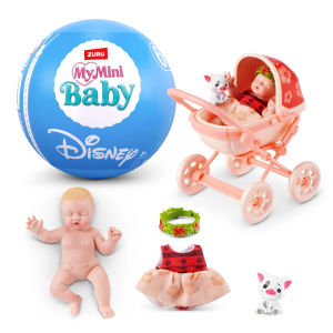 ZURU My Baby Mystery Capsule 6 Silicone Babies to Collect Moana Stitch Winnie the Pooh Playset 3+