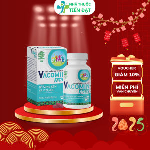 Viên Uống VACOMIN ACTIZ SHINPOONG - Vitamin Tổng Hợp và Kẽm Hữu Cơ Tăng Cường Đề Kháng Hỗ Trợ Tiêu Hóa