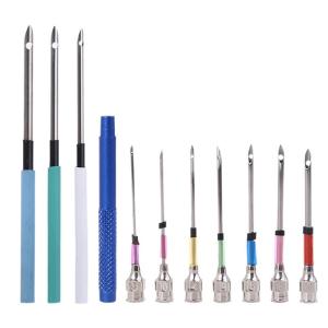 10Pcs Crochet Knitting Needles Art Handmaking DIY Sewing Tool Embroidery Poking for Cross Stitch Tools Crochet Punch Nee