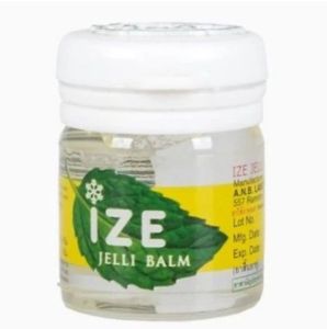 ORIGINAL Thailand IZE Jelli Balm Inhaler – Cooling Herbal Relief for Headaches Dizziness & Itchiness from Insect Bites Soothing Menthol Aroma Portable Pocket Balm for Instant Comfort & On-the-Go Use